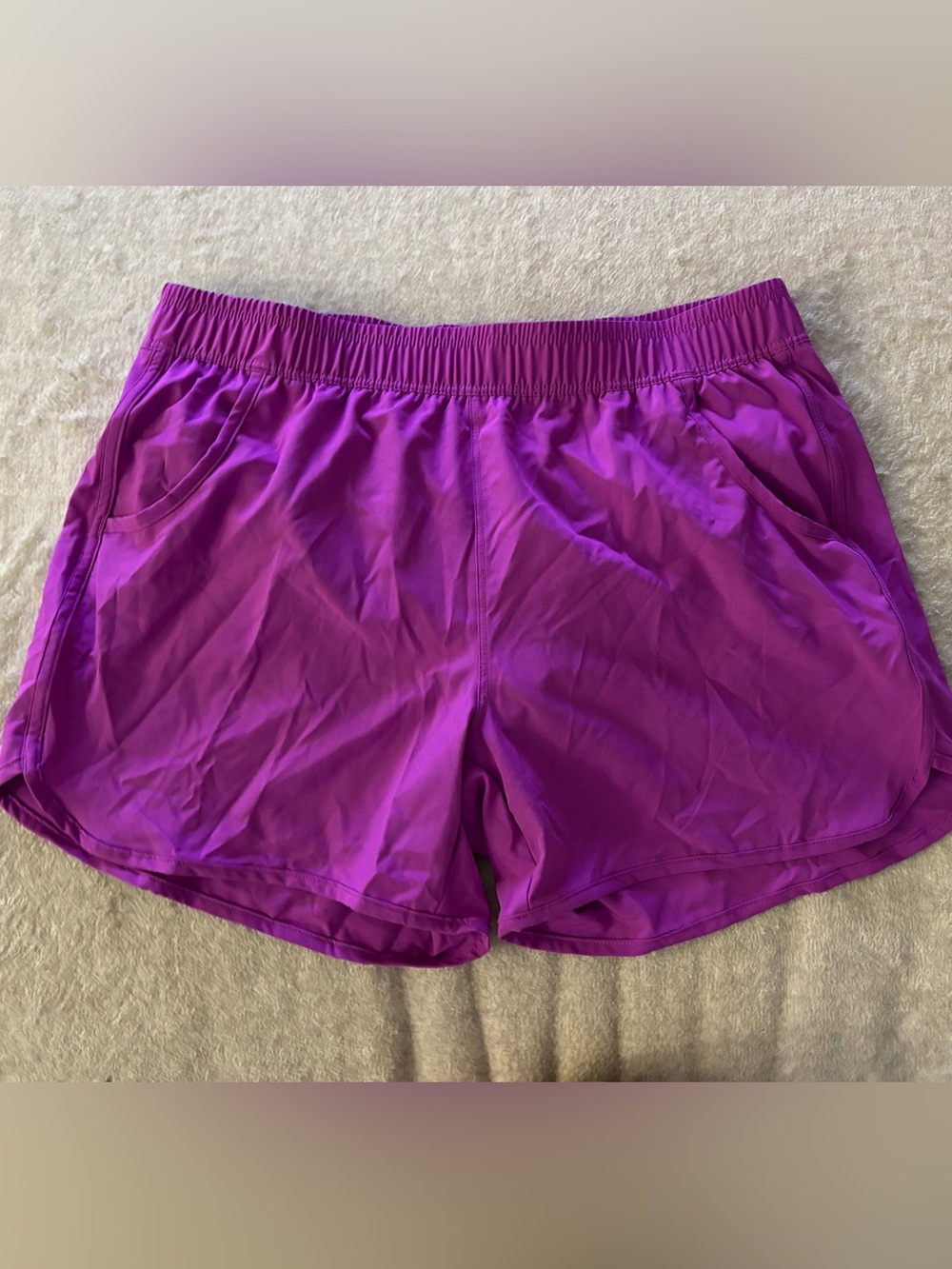 Lands' End Women's Swim Shorts in Bright Purple
